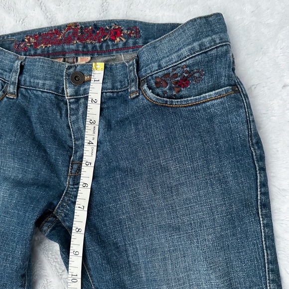 TED BAKER Y2k Floral Embroidered Low Rise Bootcut Jeans - Picture 11 of 13